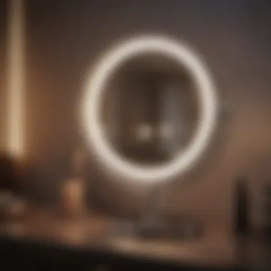Adjustable Lighting Features in Vanity Mirrors Elegant vanity mirror showcasing adjustable lighting features