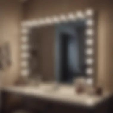 Installation Tips for Vanity Mirrors Well-organized vanity setup highlighting mirror installation tips