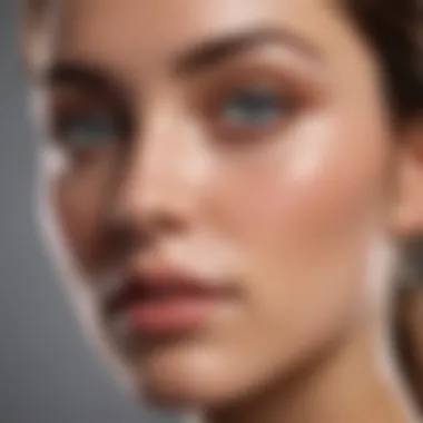 Illuminate Your Skin Glowing skin concept illustration