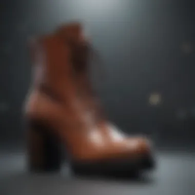 Ethically produced vegan leather boot