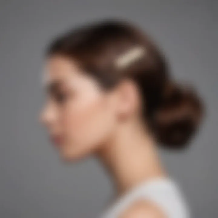 Minimalist hair clip for sleek and sophisticated look