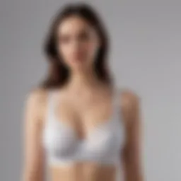 Detailed view of the Wacoal Posture Bra showcasing its unique design elements